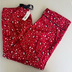 NWT Vineyard Vines pajama Christmas pants sz L w/pockets